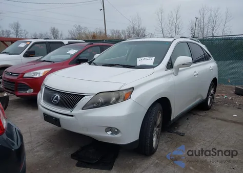 2010 Lexus Rx 450H z USA, uszkodzony, nr VIN JTJBC1BA8A2023895